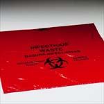 Biohazard Infectious Waste Bags - roll of 100